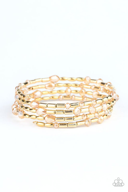 Regal Remix - Gold - Paparazzi Bracelet Image