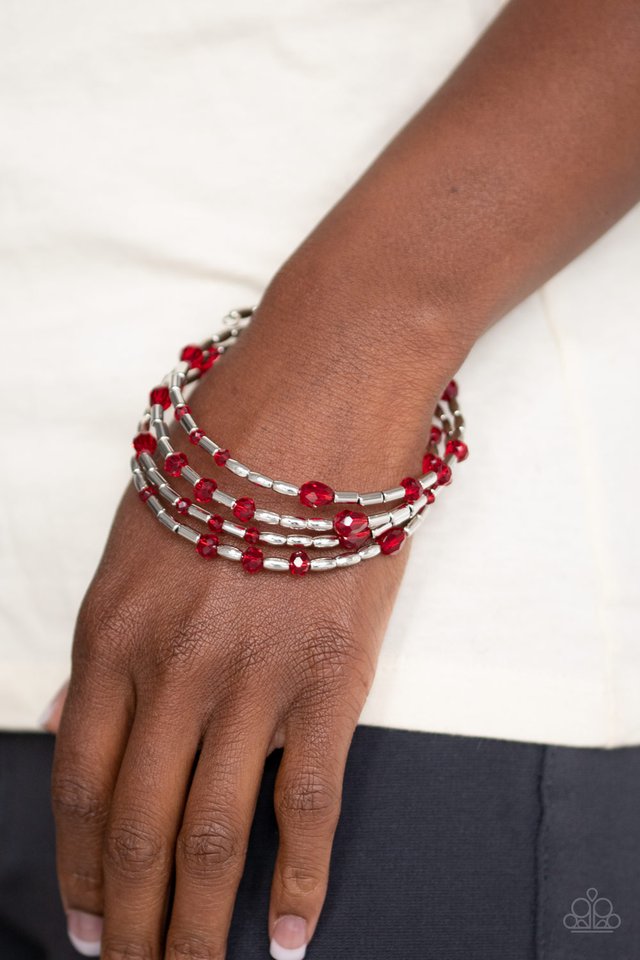 Regal Remix - Red - Paparazzi Bracelet Image