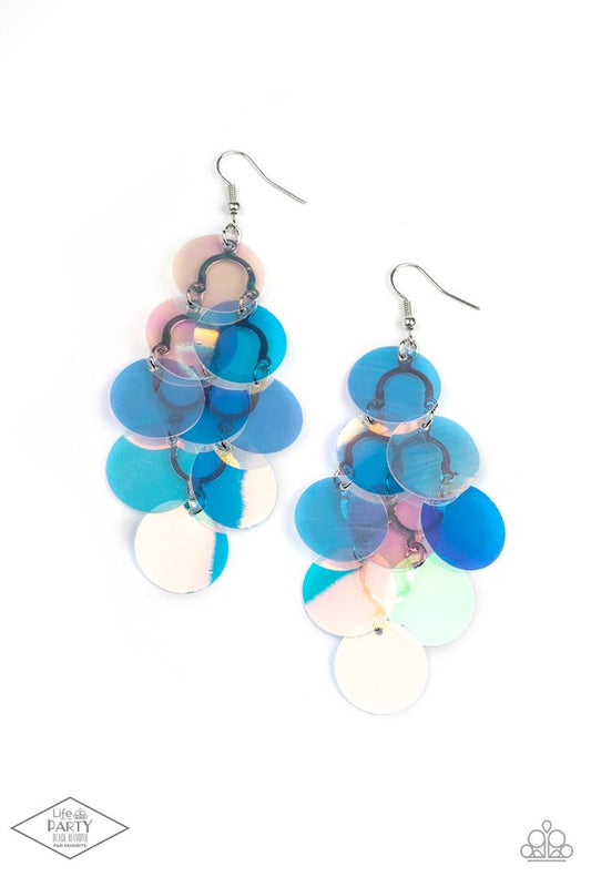 Mermaid Shimmer - Multi - Paparazzi Earring Image