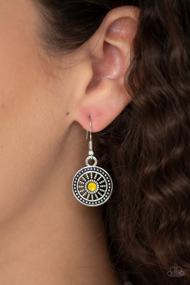 Whats Your Star Sign? - Yellow - Paparazzi Necklace Image