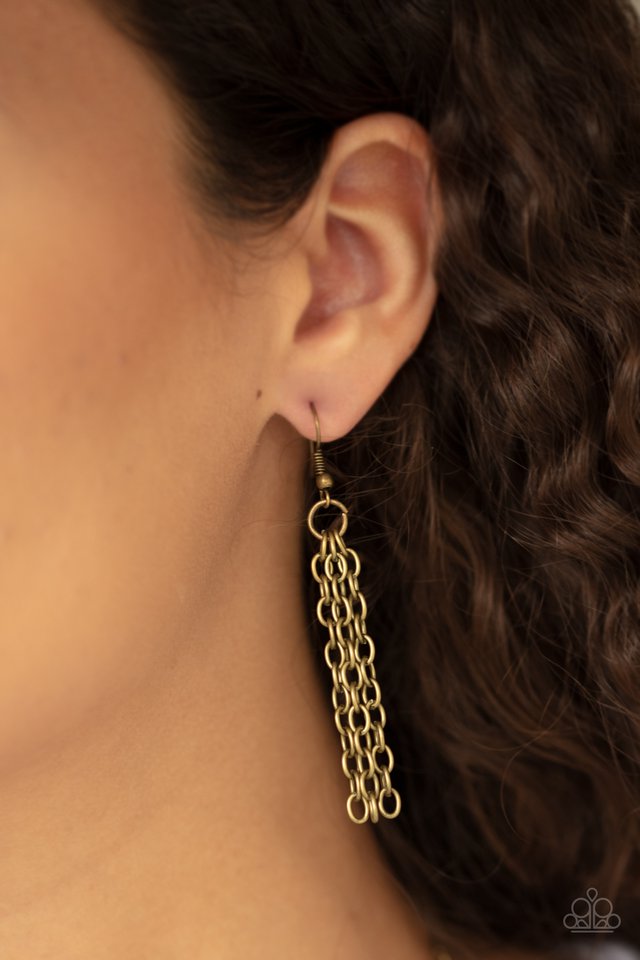 Well-Rooted - Brass - Paparazzi Necklace Image