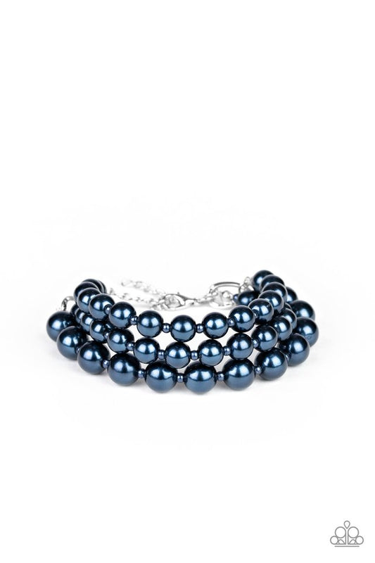 Total PEARL-fection - Blue - Paparazzi Bracelet Image