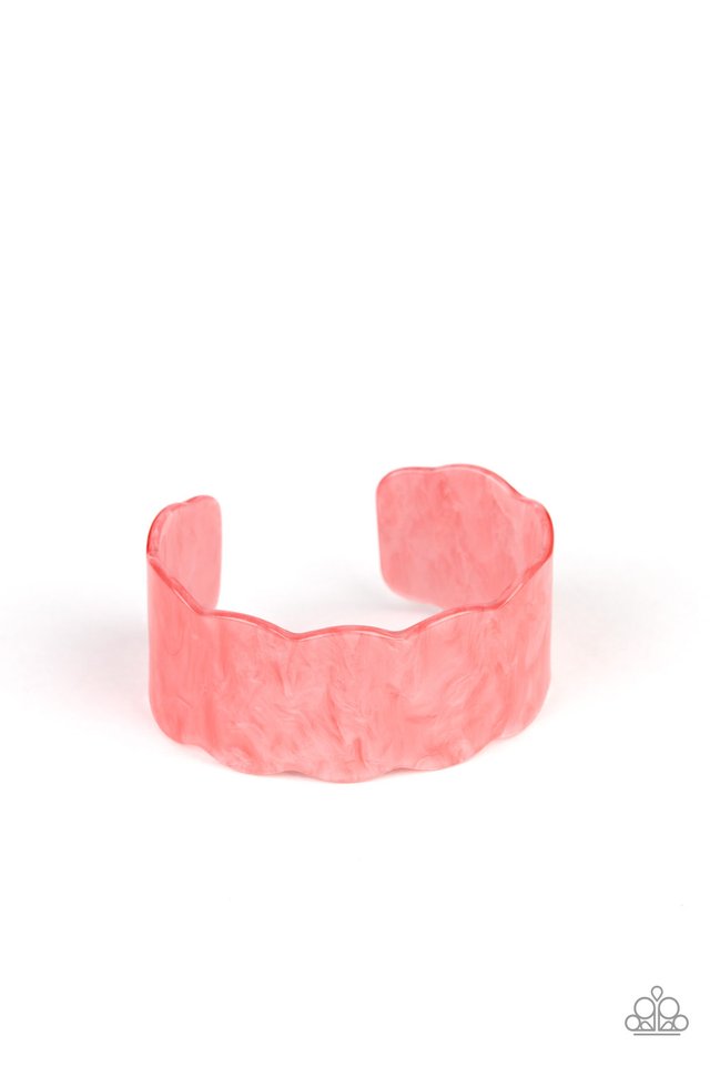 Retro Ruffle - Orange - Paparazzi Bracelet Image