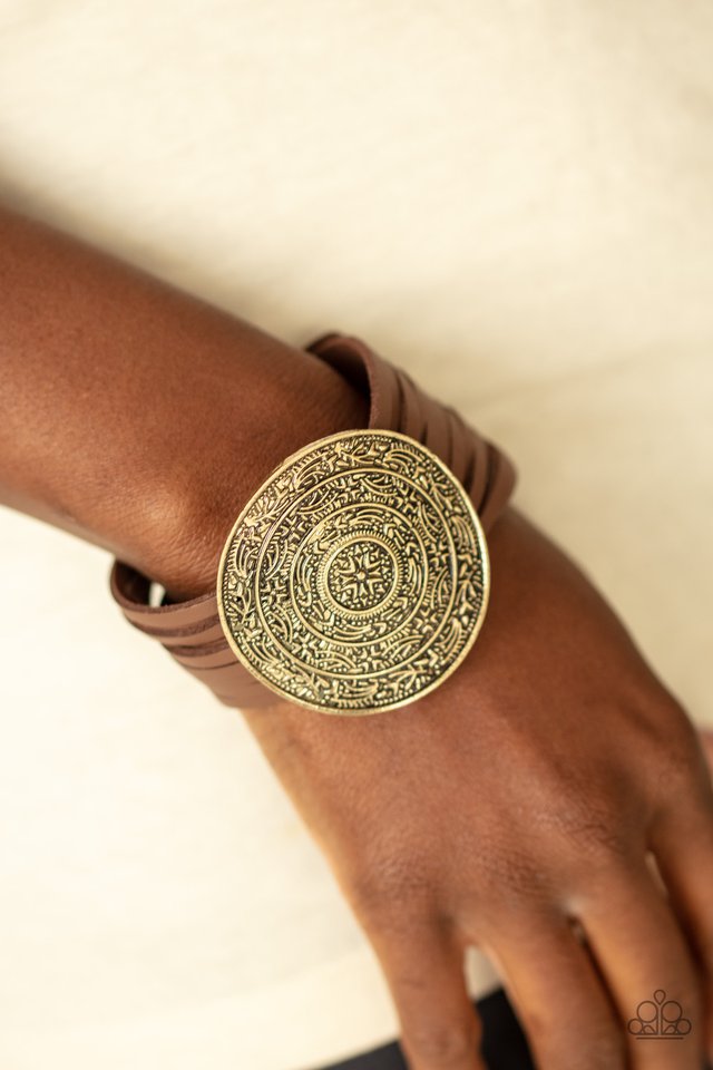 Treasure Quest - Brass - Paparazzi Bracelet Image