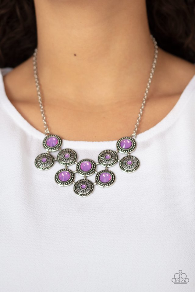 Whats Your Star Sign? - Purple - Paparazzi Necklace Image