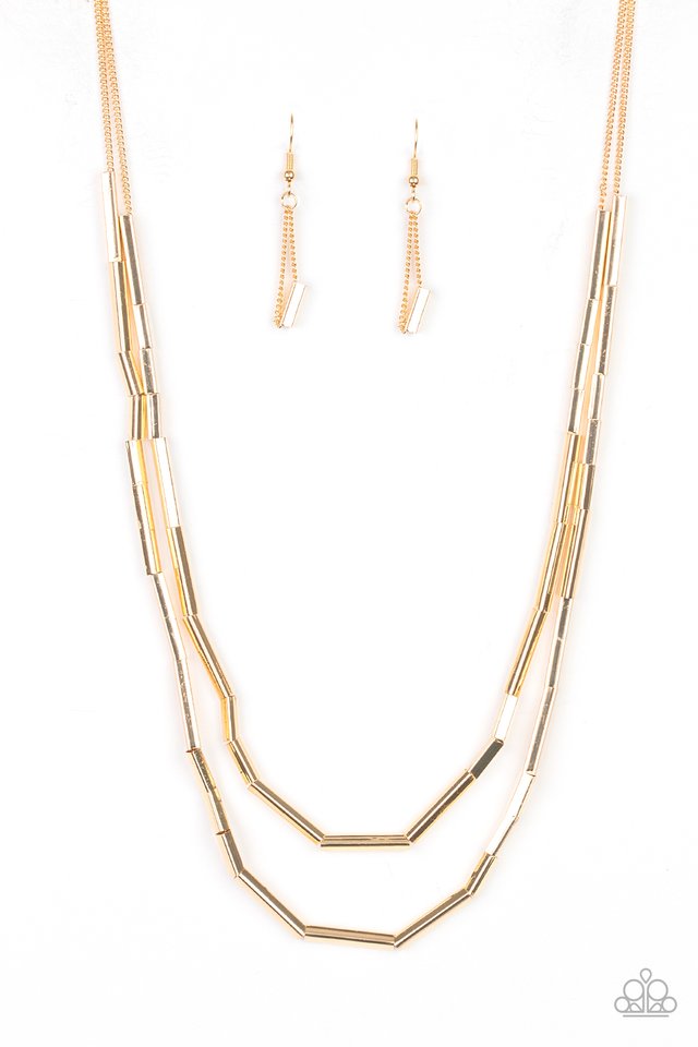 A Pipe Dream - Gold - Paparazzi Necklace Image