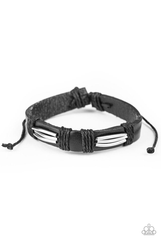 Industrial Interstate - Black - Paparazzi Bracelet Image