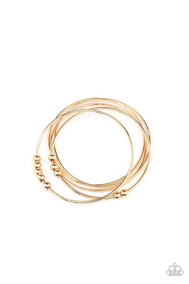 Stack Challenge - Gold - Paparazzi Bracelet Image