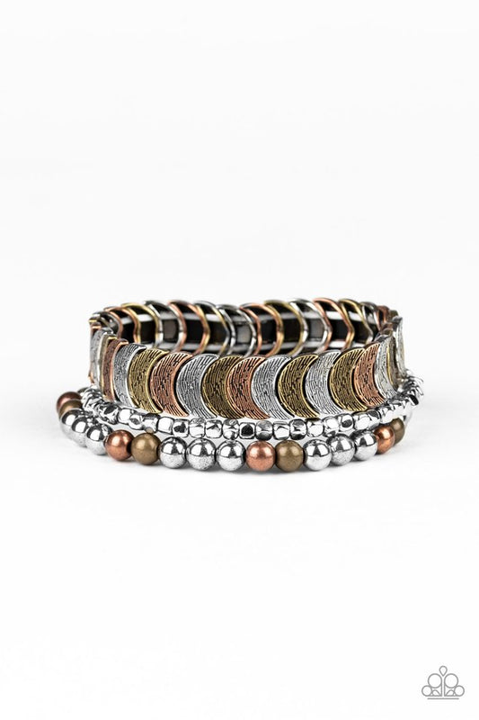 LAYER It On Me - Multi - Paparazzi Bracelet Image