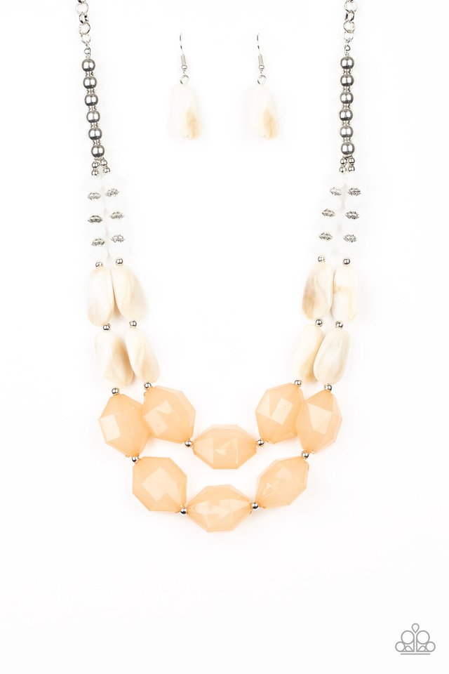Seacoast Sunset - Brown - Paparazzi Necklace Image