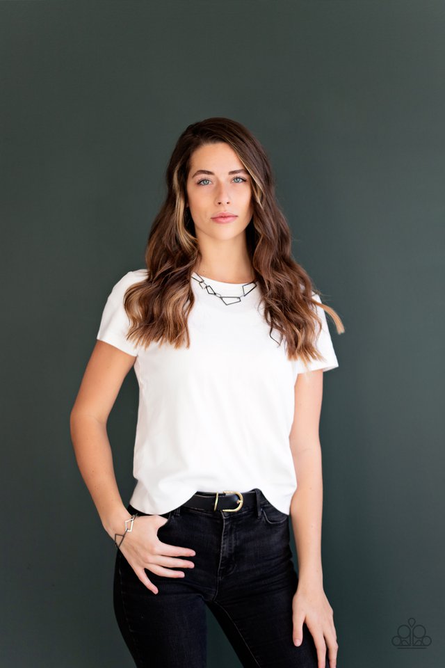 Shattered Shine - Black - Paparazzi Bracelet Image