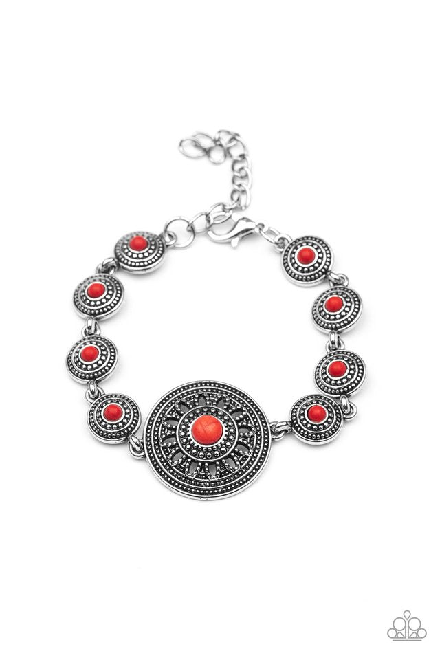 Rustic Renegade - Red - Paparazzi Bracelet Image