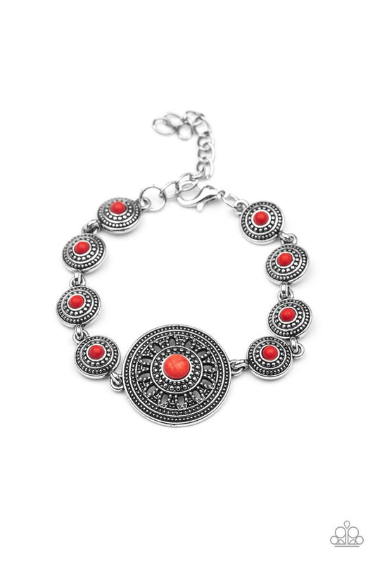 Rustic Renegade - Red - Paparazzi Bracelet Image