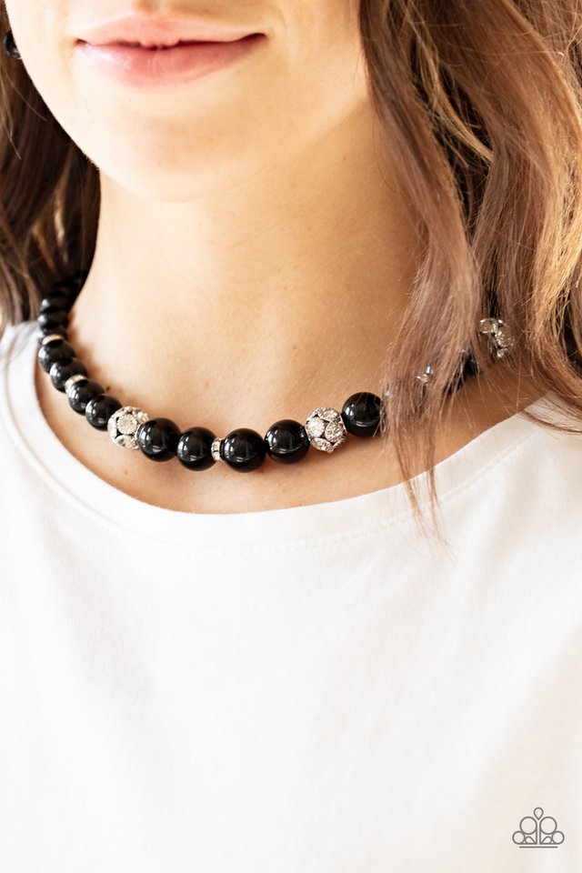 Rich Girl Refinement - Black - Paparazzi Necklace Image