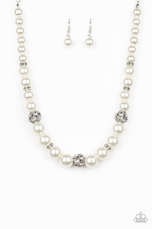 Paparazzi Necklace ~ Rich Girl Refinement - White