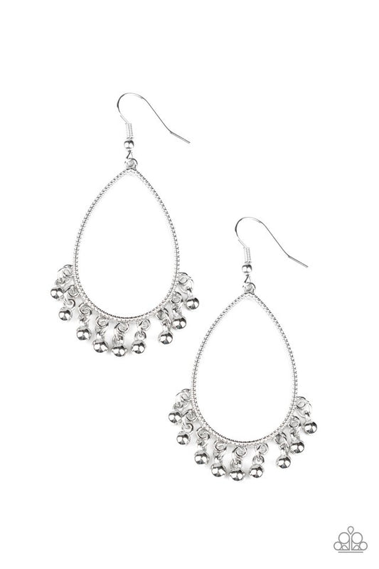 Country Charm - Silver - Paparazzi Earring Image