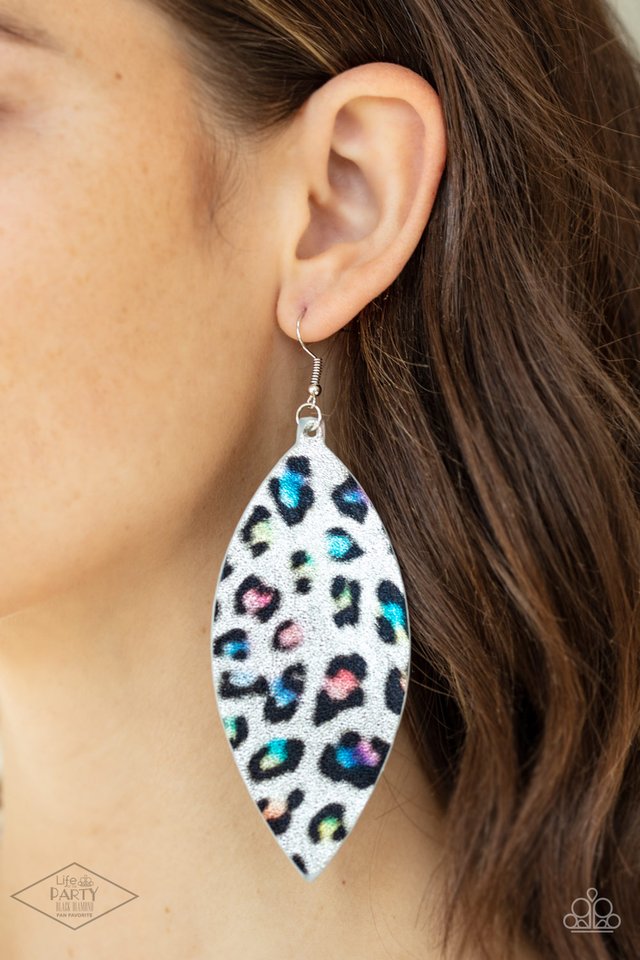 Once a CHEETAH, Always a CHEETAH - Multi - Paparazzi Earring Image