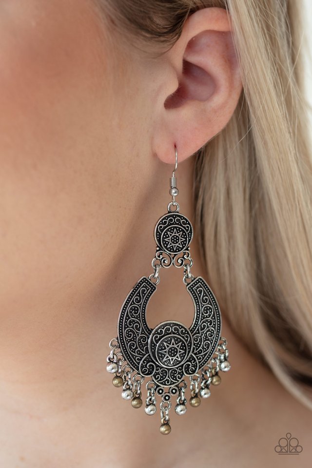 Sunny Chimes - Multi - Paparazzi Earring Image