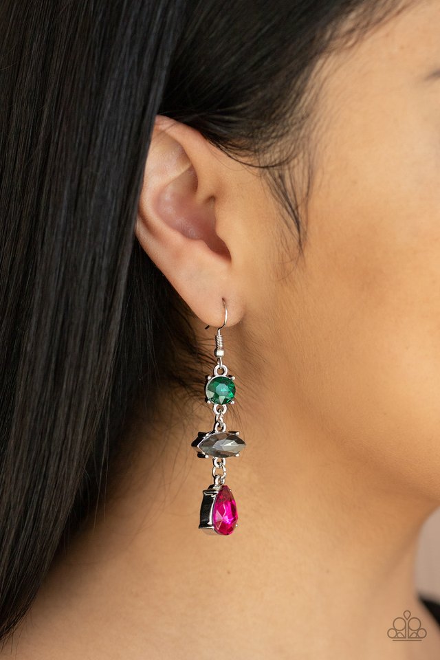 Starlet Twinkle - Multi - Paparazzi Earring Image