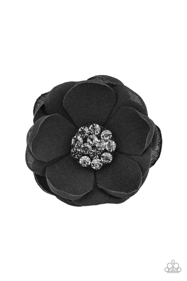 Dewdrop Dazzle - Black - Paparazzi Hair Accessories Image