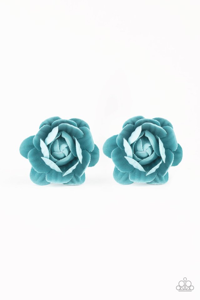 Beautifully Budding - Blue - Paparazzi Hair Accessories Image