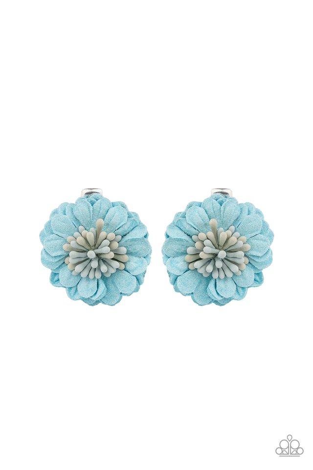 Garden Goals - Blue - Paparazzi Hair Accessories Image
