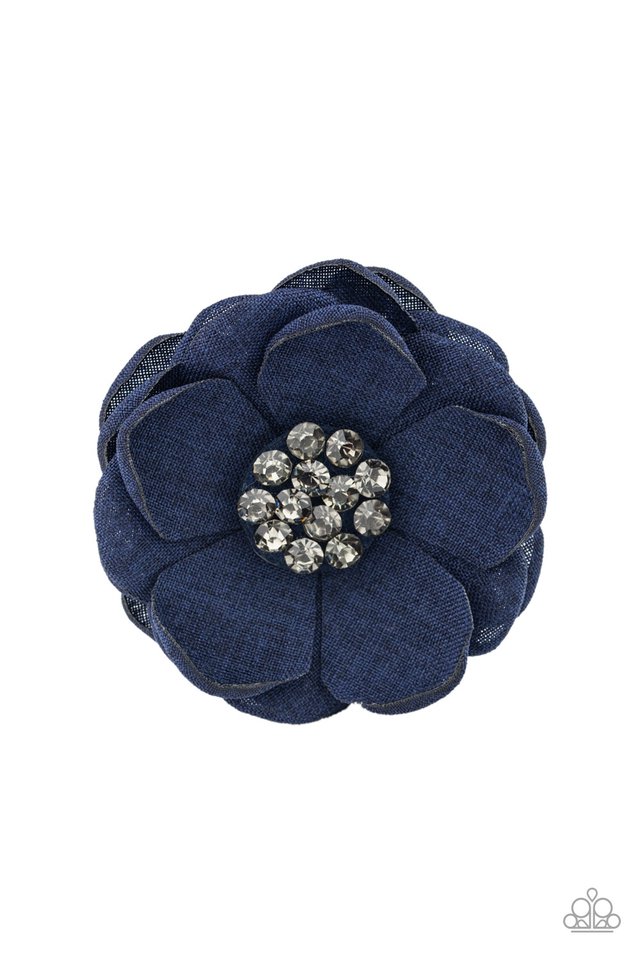Dewdrop Dazzle - Blue - Paparazzi Hair Accessories Image