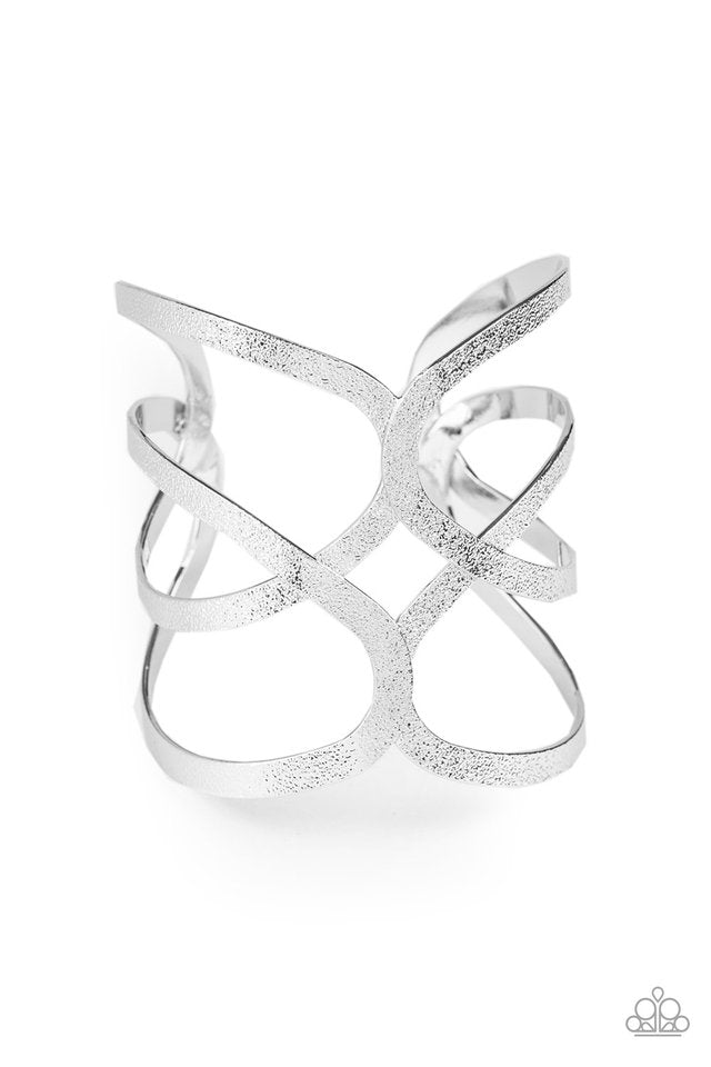 Crossing The Finish Line - Silver - Paparazzi Bracelet Image