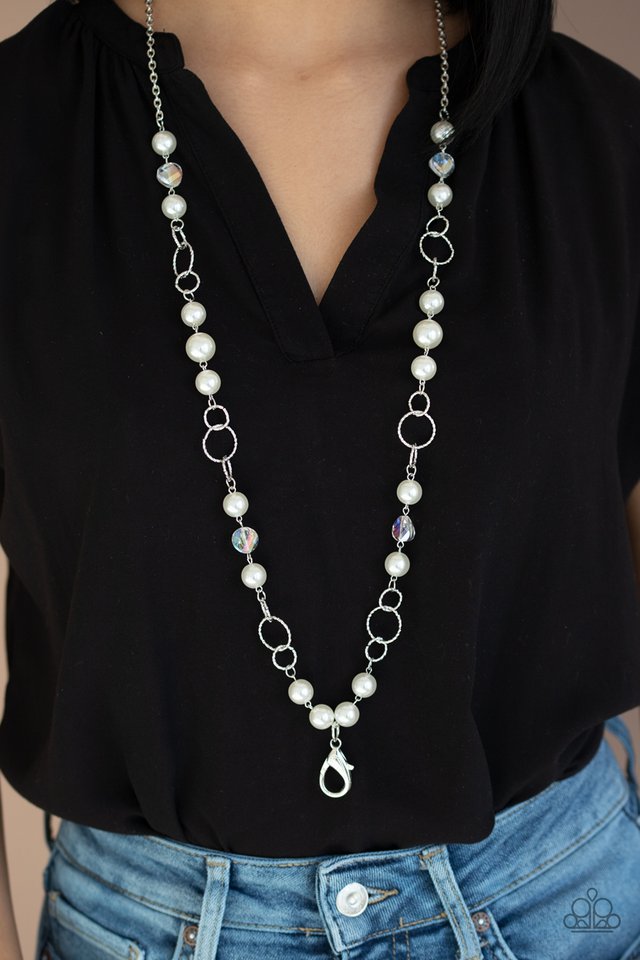 Prized Pearls - White - Paparazzi Necklace Image
