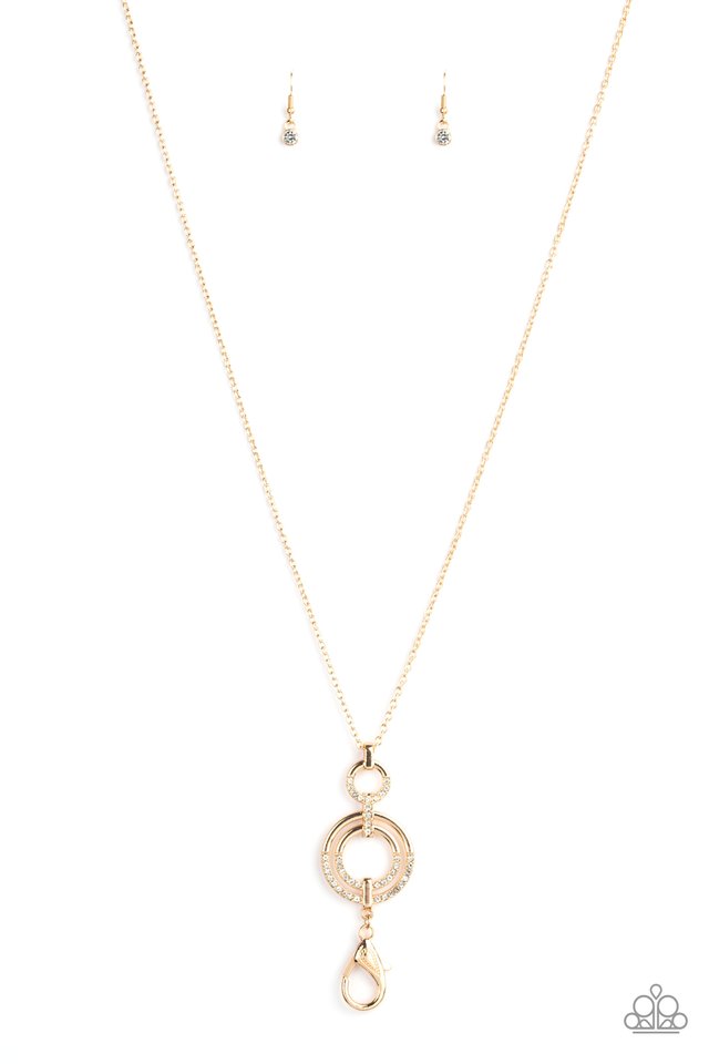 Bubbly Bauble - Gold - Paparazzi Necklace Image