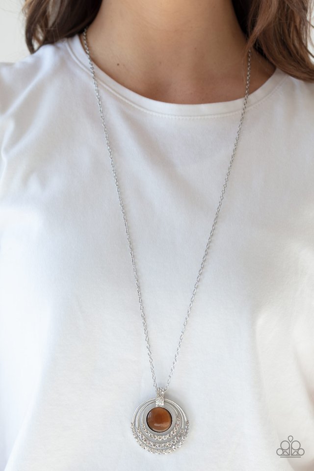 A Diamond A Day - Brown - Paparazzi Necklace Image