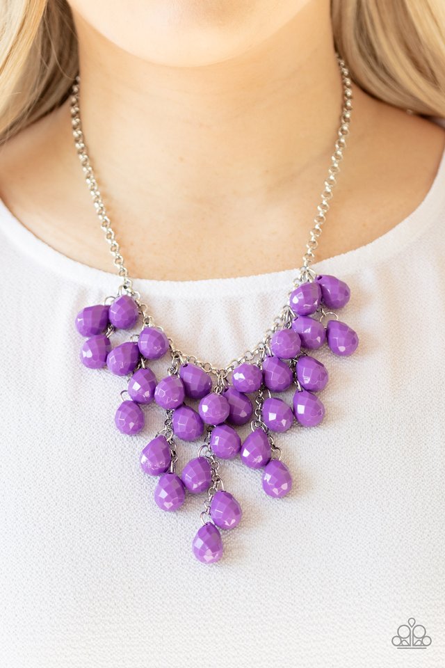 Serenely Scattered - Purple - Paparazzi Necklace Image