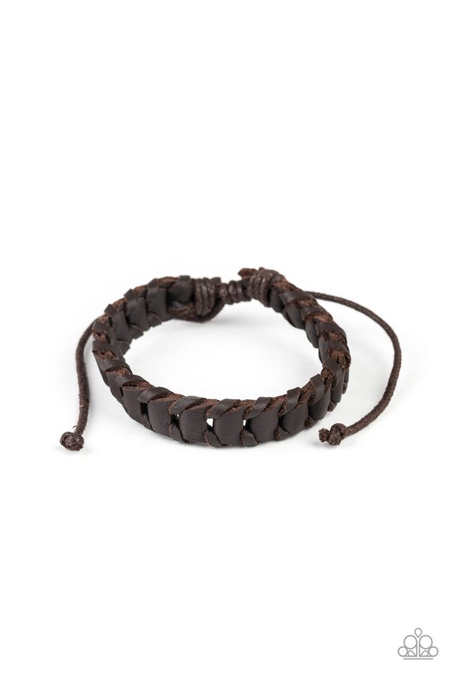 Grit and Grease - Brown - Paparazzi Bracelet Image