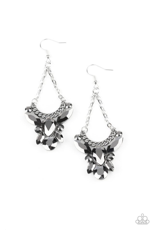 Bling Bouquets - Silver - Paparazzi Earring Image