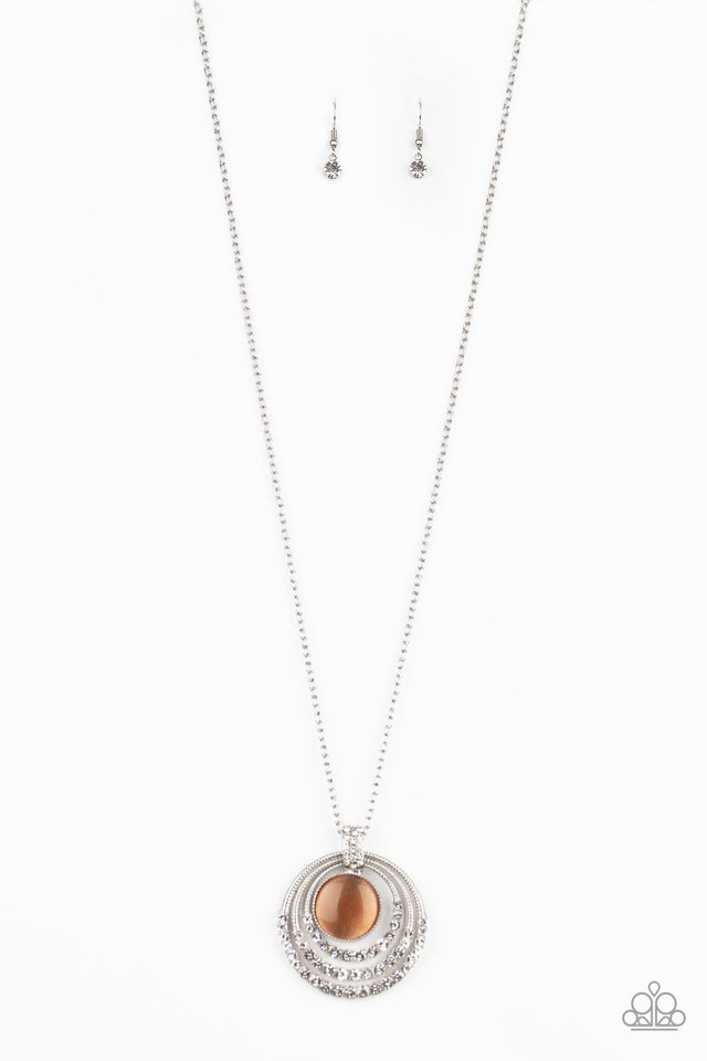 A Diamond A Day - Orange - Paparazzi Necklace Image