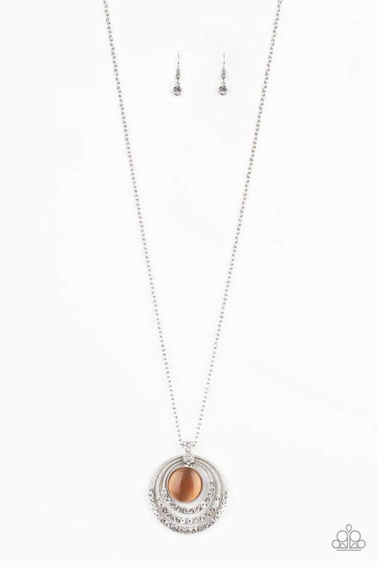 A Diamond A Day - Orange - Paparazzi Necklace Image