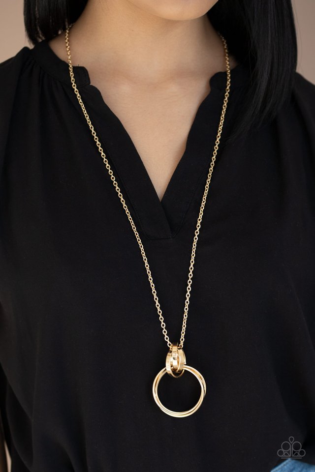 Innovated Idol - Gold - Paparazzi Necklace Image