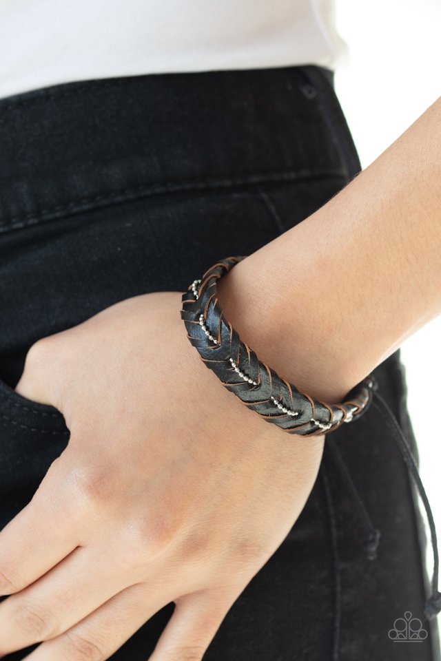 Rugged Rancher - Black - Paparazzi Bracelet Image