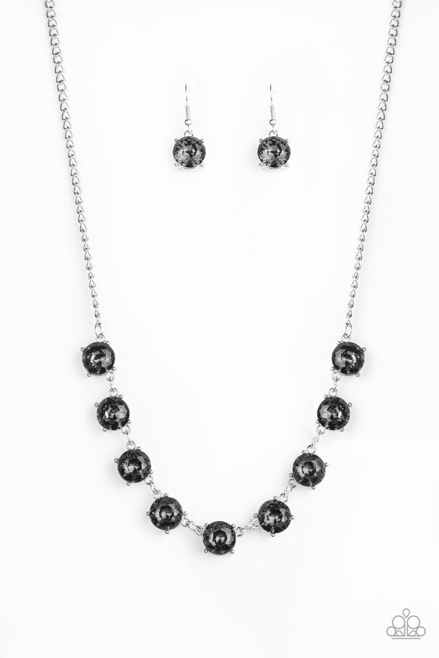 Iridescent Icing - Silver - Paparazzi Necklace Image