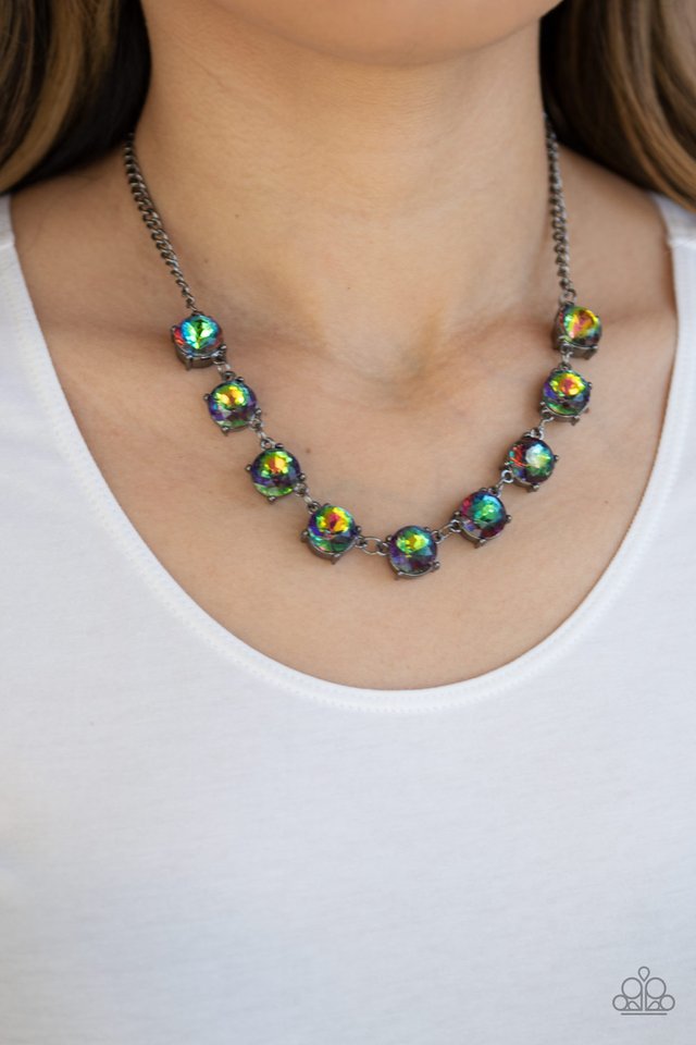 Iridescent Icing - Multi - Paparazzi Necklace Image