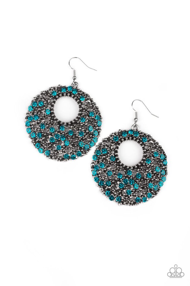 Starry Showcase - Blue - Paparazzi Earring Image