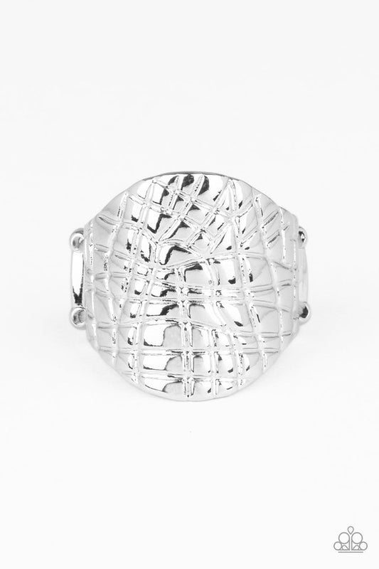 Metal Jungle - Silver - Paparazzi Ring Image