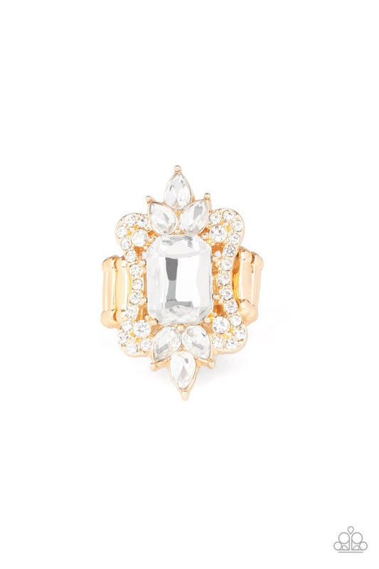 Things That Go Boom! - Gold - Paparazzi Ring Image