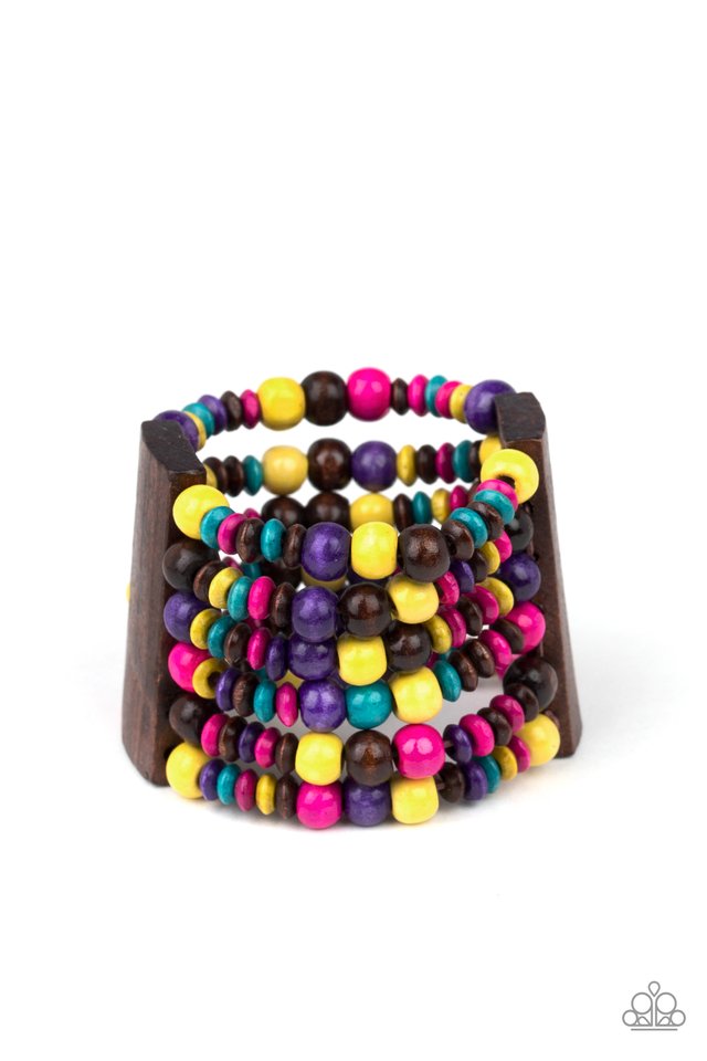 Dont Stop BELIZE-ing - Multi - Paparazzi Bracelet Image