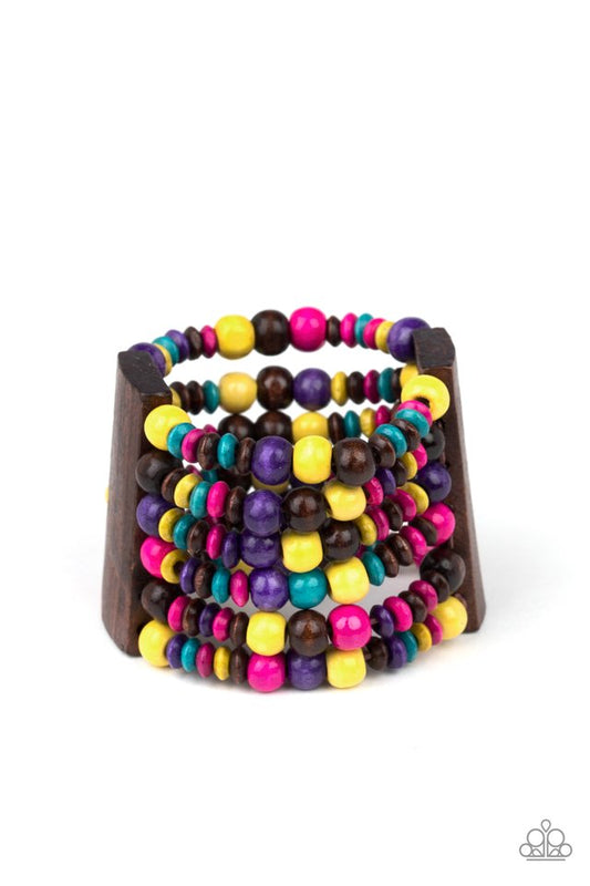 Dont Stop BELIZE-ing - Multi - Paparazzi Bracelet Image