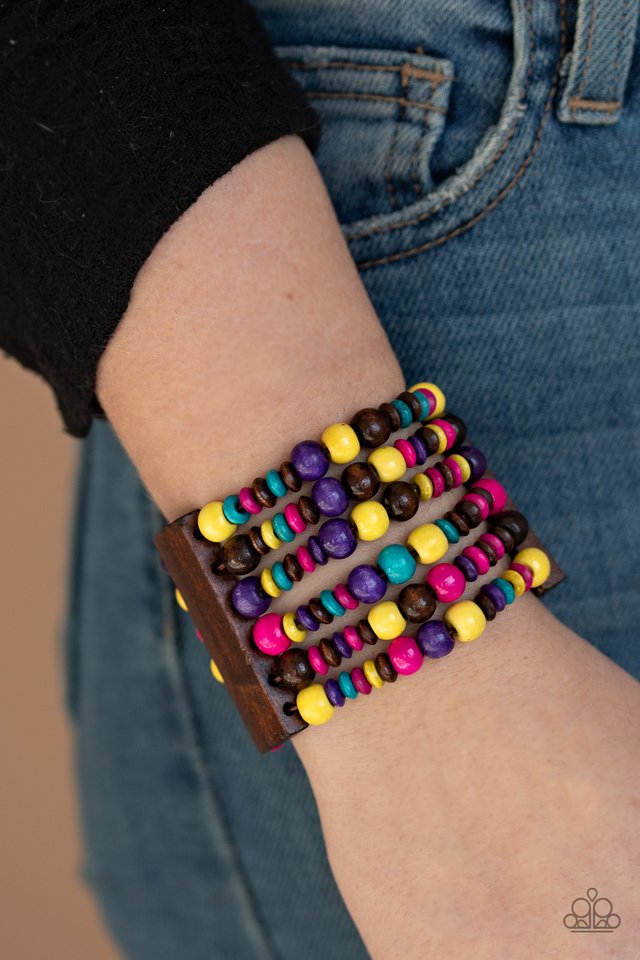 Dont Stop BELIZE-ing - Multi - Paparazzi Bracelet Image