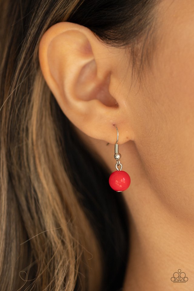 Everyone Scatter! - Red - Paparazzi Necklace Image