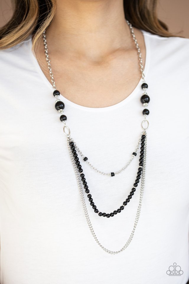 Very Vintage - Black - Paparazzi Necklace Image