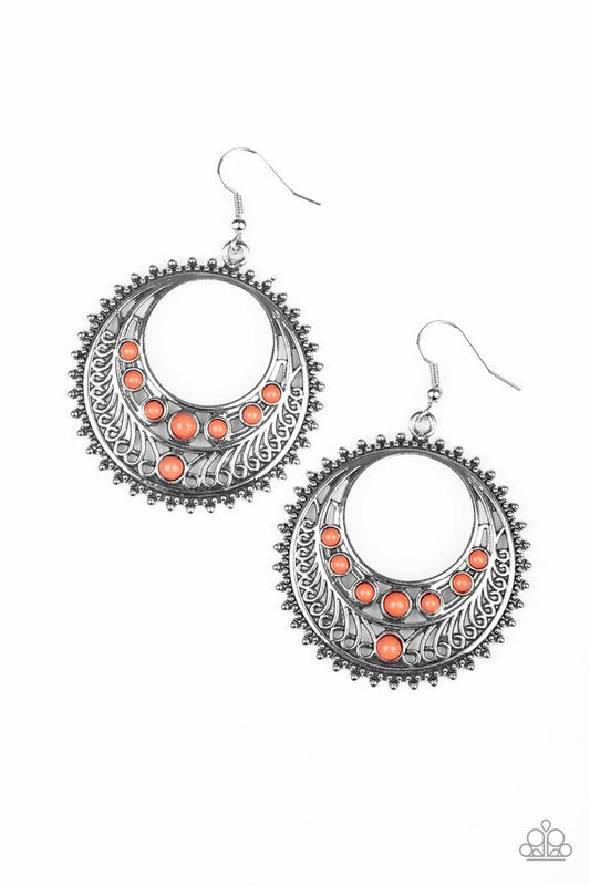 Boho Bliss - Orange - Paparazzi Earring Image