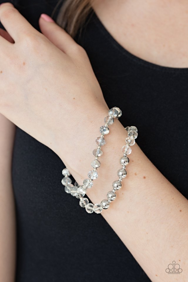 Millennial Grandeur - White - Paparazzi Bracelet Image